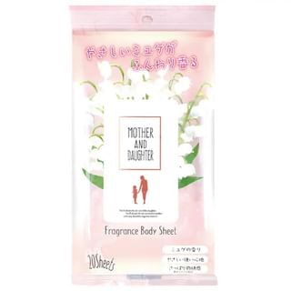 Mother & Daughter Fragrance Body Sheets, Muguet Scent, 20 Pieces