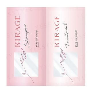 Kose Kirage Rich Moist Hair Shampoo & Treatment Trial Set (10ml x 2)