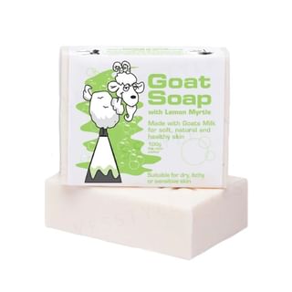 Goat is GOAT - Savon à base de lait de chèvre avec extrait et feuilles de myrtille citronnée 100g