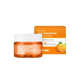Crema Pura Jeju de Extracto de Naranja y Vitamina C Pretty Skin, 52 ml