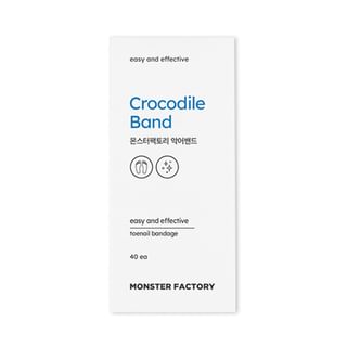 Monstruo Fábrica - Parche de cocodrilo Banda 40 (Tamaño: 40, Color: Indefinido, Capacidad: 40 parches)