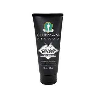 Masque facial Clubman à charbon peeling noir, 90 ml