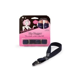 Hollywood Fashion Secrets - Black Hip Hugger Belt