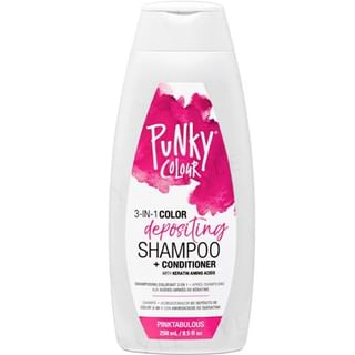 Punky Colour 3-in-1 Color Depositing Shampoo + Conditioner Pinktabaulous