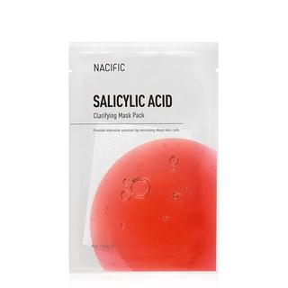 Set de mascarillas aclarantes con ácido salicílico Nacific (10 hojas)
