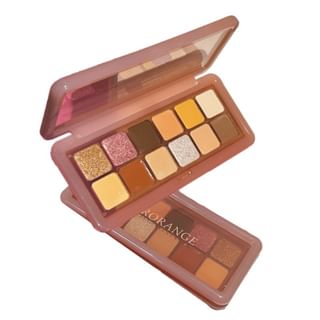 HERORANGE Eyeshadow Palette - Grapefruit #01 - 1.3g x 12