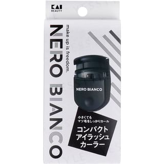 Curvador de pestañas compacto KAI Nero Bianco
