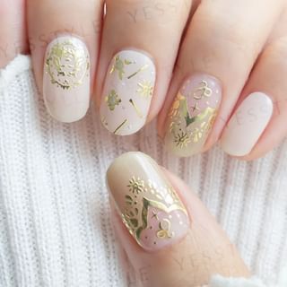 Autocollant pour vernis à ongles Lunacaca Constellations Lion