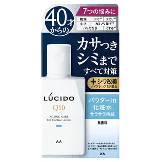 Loción Mandom Lucido Q10 Cuidado Antiedad Control de Aceite, 100 ml