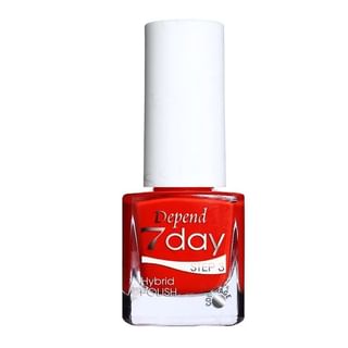 Laca híbrida de Depend Cosmética 7 días en rojo (5 ml)