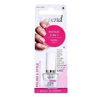 Laca de uñas 3 en 1 y estilo de Depend Cosmética, 8 ml