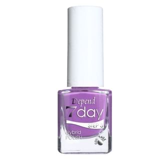 Laque hybride Depend Cosmetic 7 jours en violet (5 ml)