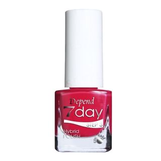 Vernis hybride Depend Cosmétique 7 jours Rouge Pissenlit, 5 ml