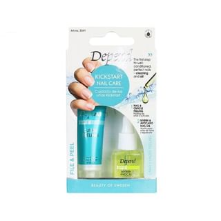 Kit de cuidado de uñas Depend Cosmetic (gel exfoliante y aceite)