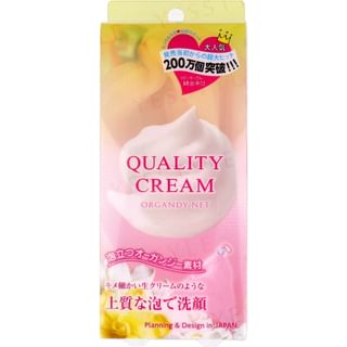 Ishihara Shoten Quality Cream Organdy Wash Net, 1pc
