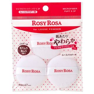 Set Chantilly Rosy Rosa de Esponjas de Microfibra - 3 uds