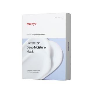 Set de mascarilla facial ma:nyo con Panthetoin, 30g x 10 hojas