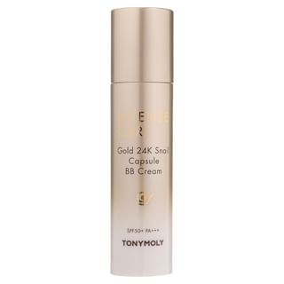 Crema BB con cápsulas de caracol de oro 24K Tonymoly, 50 ml