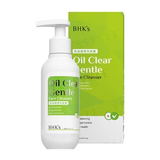Nettoyant visage doux BHK's Oil Clear, 160ml