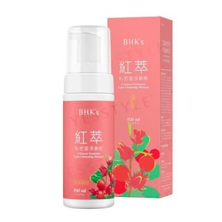 Mousse limpiadora para el cuidado femenino BHK's, fuerza extra, 150 ml (Crimson)