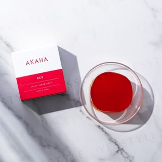 AKAHA Jelly Serum Soap, Red, 100g