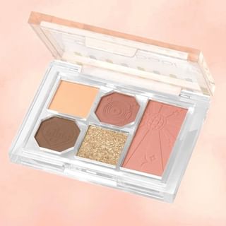 Gracebabi 2-in-1 Eyeshadow & Cheek Palette, Light Brown #03