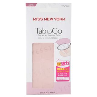 Tabas adhesivas KISS NEW YORK para uñas, 48 unidades