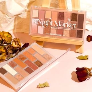 Paleta de sombras de ojos mate COLOR SCHOOL 16 colores - Mercado nocturno #902