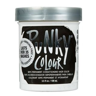 Color de cabello semipermanente Punky Colour, Ébano, 100 ml