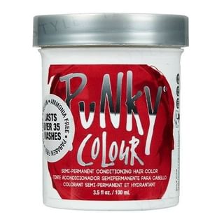 Tinte de cabello semi-permanente Punky Color, Rojo Carmesí (100 ml)