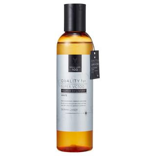 Loción sérum de belleza Quality First Derma Laser Super VC100 Blanca, 240 ml