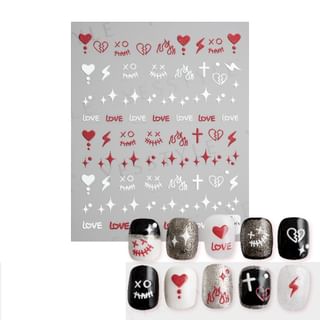 Autocollant de ongles MEKO embossé