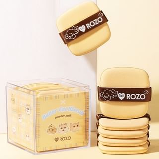 Set de 6 ROZO de polvos compactos para maquillaje en forma de galleta de mantequilla
