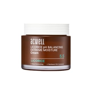 Crema hidratante equilibradora del pH con extracto de regaliz Acwell, 55ml