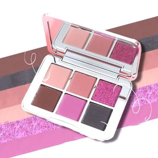 Paleta de sombras de ojos mate SHEDELLA 6 colores - Romántica #AT01