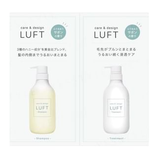 Conjunto de cuidado y diseño capilar LUFT (champú y tratamiento, 9 ml x 2)