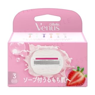Rasoir de rechange Gillette Japon Venus Comfortglide - Parfüm Champignon de Fraise, 3 unités