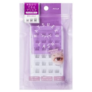 Koji - Extensiones de pestañas naturales tipo volumen N.º 3 (24 uds)