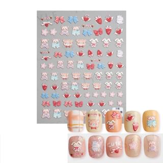 Calcomanías de uñas grabadas MEKO