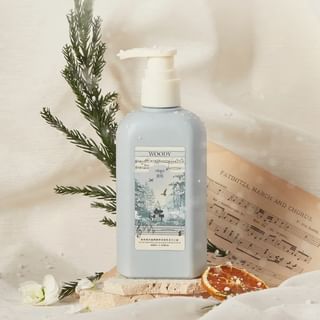 Lotión corporal Roopy Serie Poética con aceite esencial de planta leñosa - Bosque flotante, 250 ml
