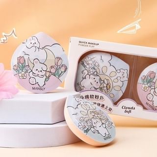 Set de esponjas suaves para polvo MANSLY (2 unidades)