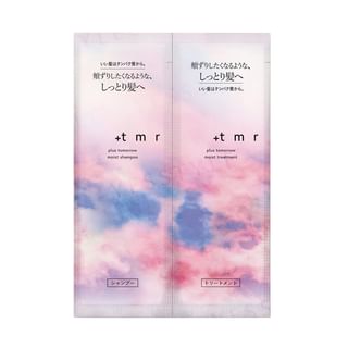 +tmr - Moist Shampoo & Treatment Trial Set (10ml x 2)