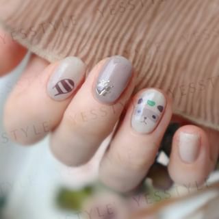Autocollants pour ongles Lunacaca Lucky Raccoon