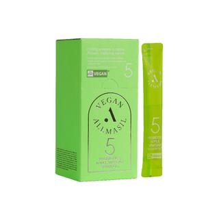 Bastones de champú vegano MASIL con vinagre de manzana y probióticos - 8 ml x 20