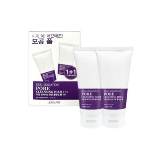 Ensemble Labelage Nettoyant Mousse pour Pores Réels (2 Pièces)