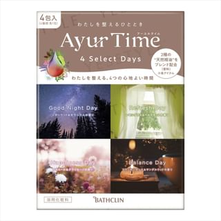 Set de sales de baño BATHCLIN Ayur Time Aroma - 40g x 4
