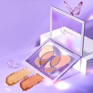 Paleta de sombras de ojos HEXZE Butterfly 8 colores - Sol #B01 - 8g