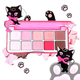 Paleta de sombras para ojos SHEDELLA Serie Gato 10 colores - Paw Pad #201