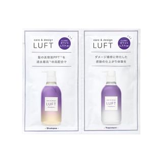 Set de prueba de champú y tratamiento LUFT Cuidado & Diseño (9ml x 2)