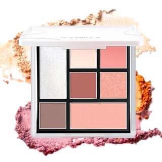 Paleta de sombras de ojos SHEDELLA 7 colores - Sweet Pink Girl #04